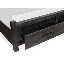Plum Creek Ravenwood Black King Panel Storage Bed