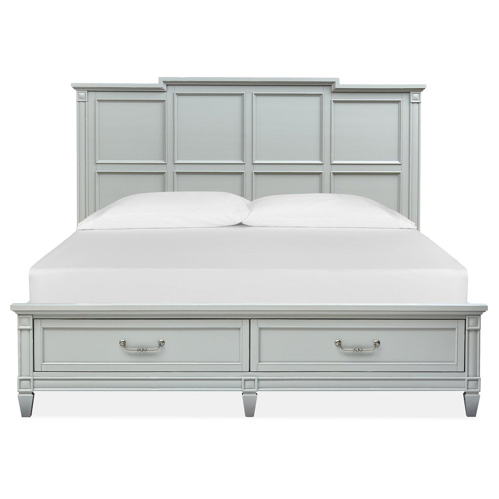 Glenbrook Pebble King Panel Storage Bed