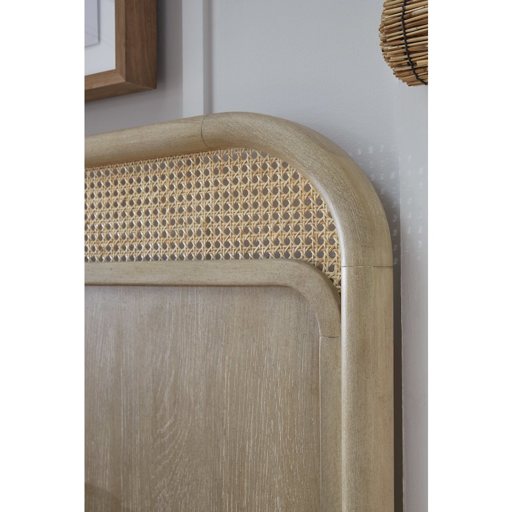 Sunset Cove Sanibel Brown King Panel Bed