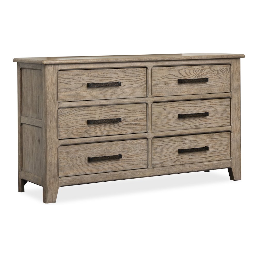 Claremont Smokey Taupe Dresser With Landscape Mirror