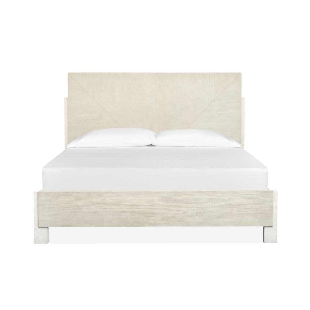 Lorelei Misty Cloud King Panel Bed