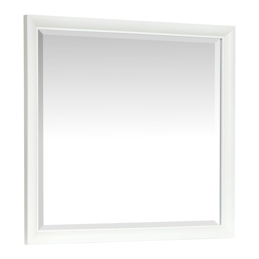 Springhouse Whisper White Landscape Mirror