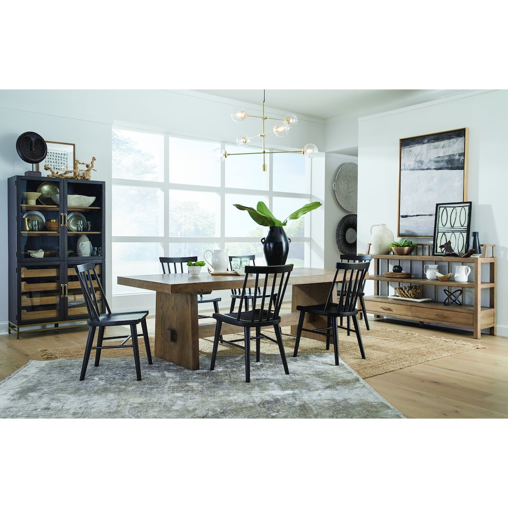 Lindon Coffee Bean Side Chair Two Pack