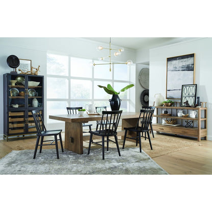 Lindon Coffee Bean Side Chair Two Pack