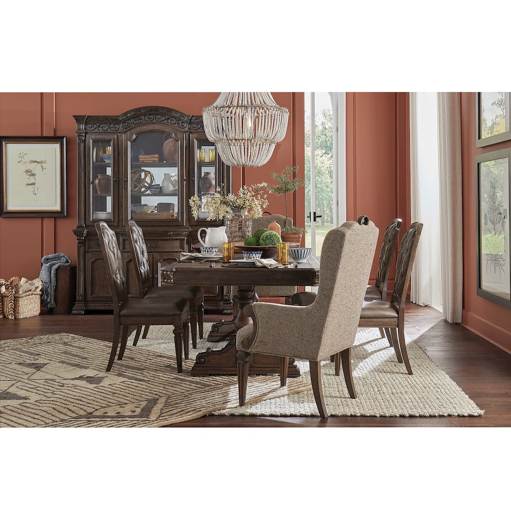 Durango Willadeene Brown Upholstered Host Chair Two Pack