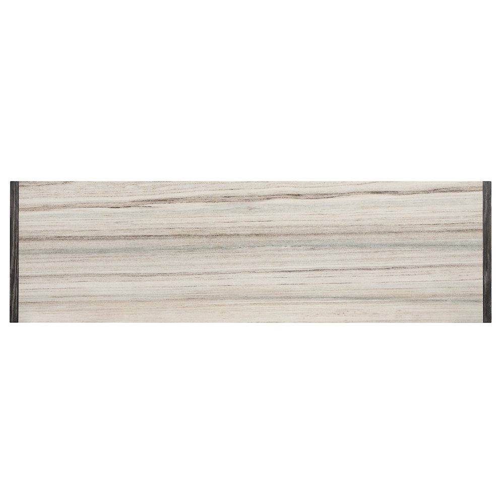 Plum Creek Ravenwood Black Drawer Dresser With Landscape Mirror