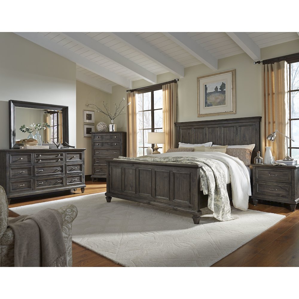 Calistoga Weathered Charcoal Drawer Chest