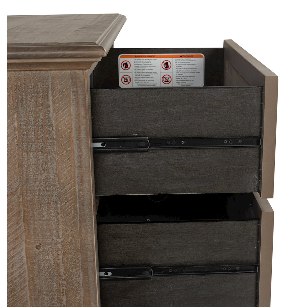 Lancaster Dovetail Grey Drawer Dresser