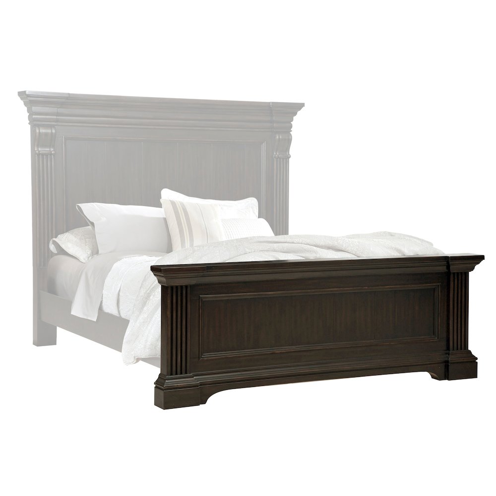 Pulaski Caldwell Deep Brown King/California King Panel Footboard And Slats