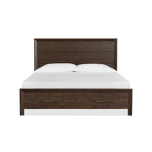 Llewellyn Columbian Walnut King Panel Storage Bed