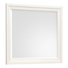 Kingston Whisper White And Cerused Nutmeg Landscape Mirror