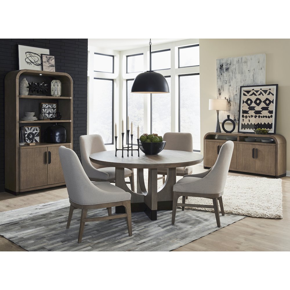 Tristan Swiss Coffee Upholstered Arm Chair Two Pack