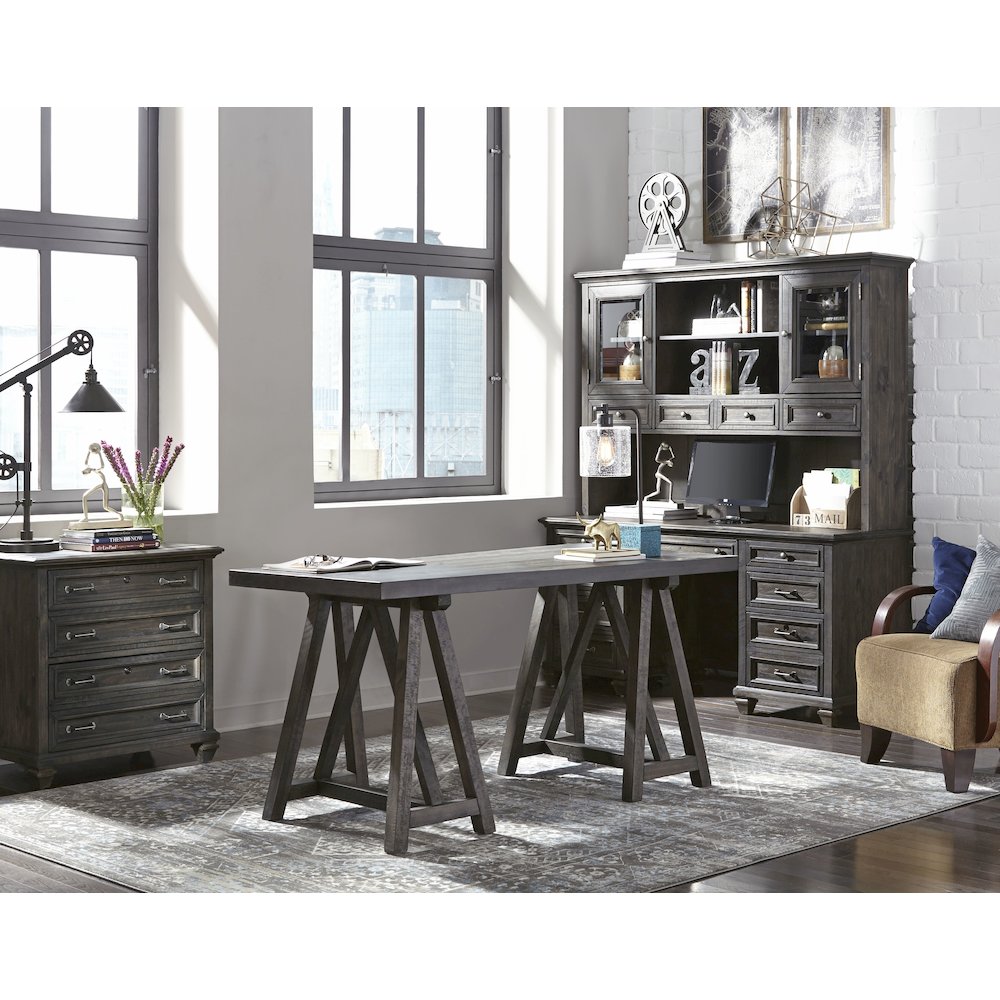 Sutton Place Weathered Charcoal Credenza