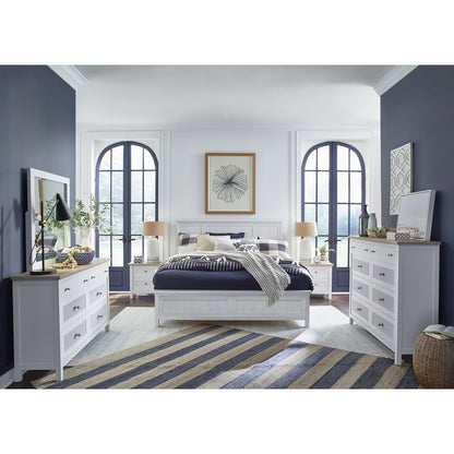 Windmill Harbour White Whisp And Sand Double Drawer Dresser