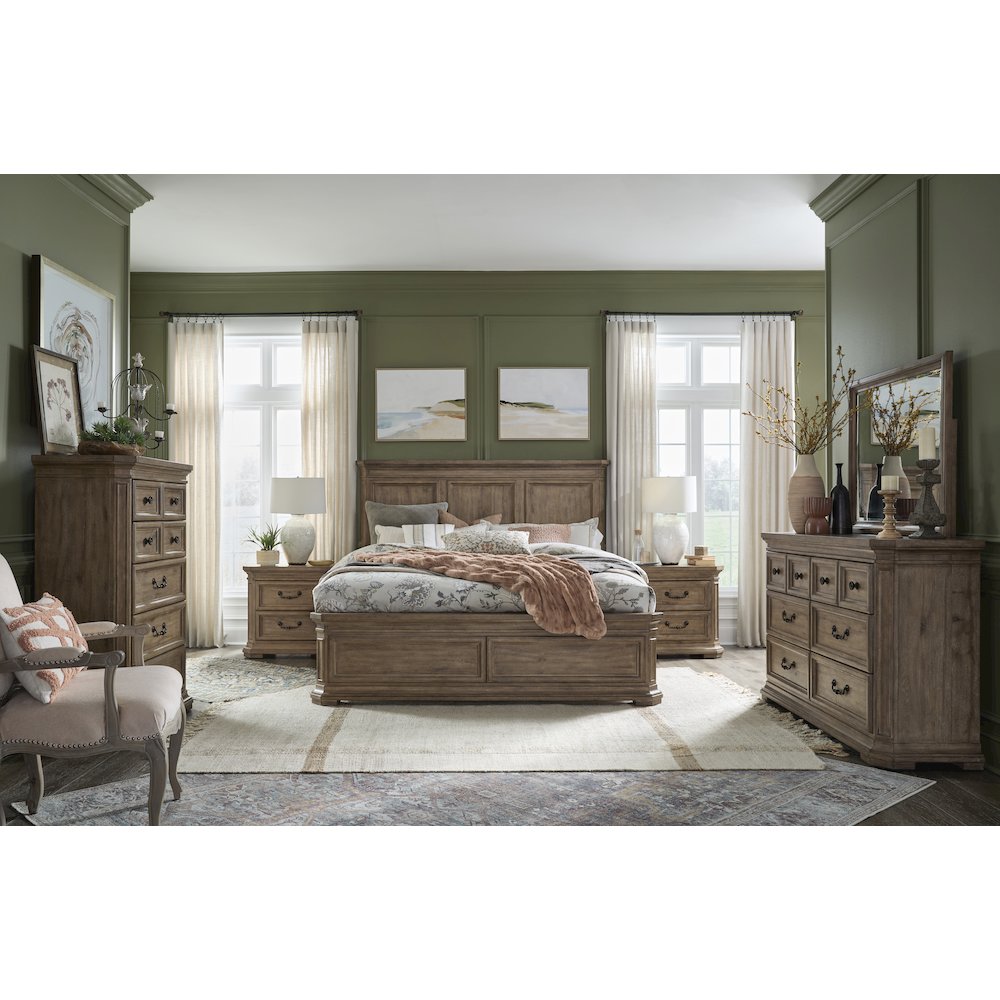 Adler Court Florentine Walnut Drawer Chest