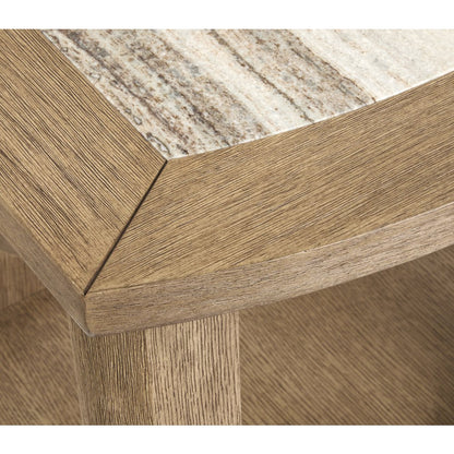 Bradford Riverbed Beige Rectangular Cocktail Table