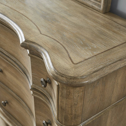 Pulaski Weston Hills Flax Seed Dresser With Mirror