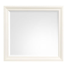 Kingston Whisper White And Cerused Nutmeg Landscape Mirror
