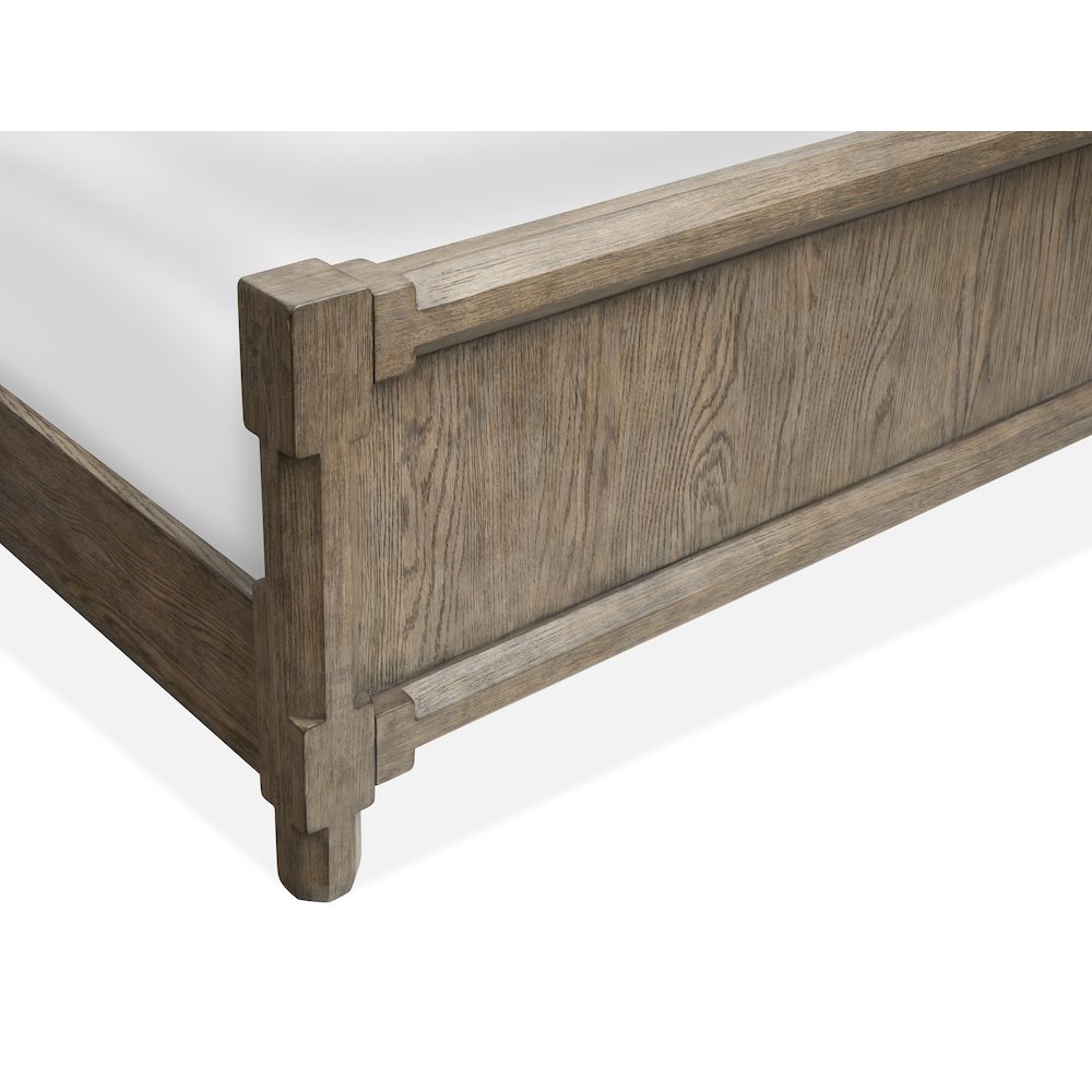 Claremont Smokey Taupe King Upholstered Panel Bed