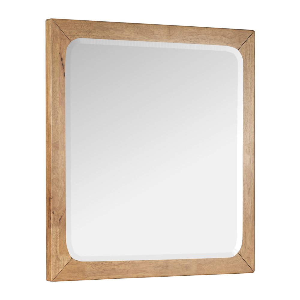 Davenport Rustic Caramel Portrait Mirror