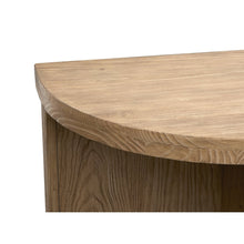 Hayden Golden Oat Demilune Sofa Table