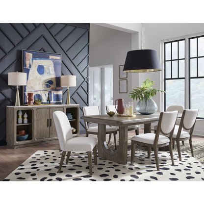 Westbourne Dark Umber Extendable Trestle Dining Table