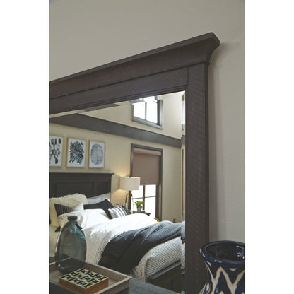 Westley Falls Graphite Landscape Mirror