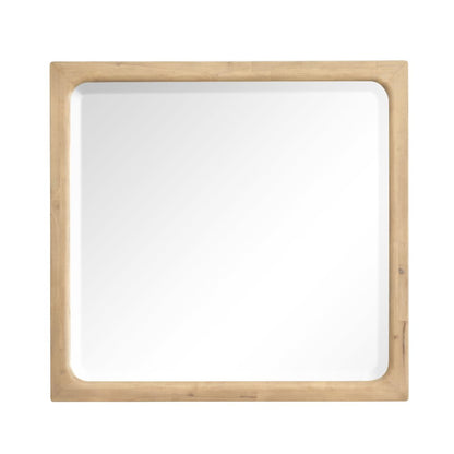 Somerset Butternut Landscape Mirror