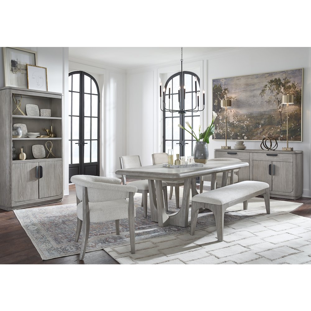Braelyn Dorian Grey Long Bench