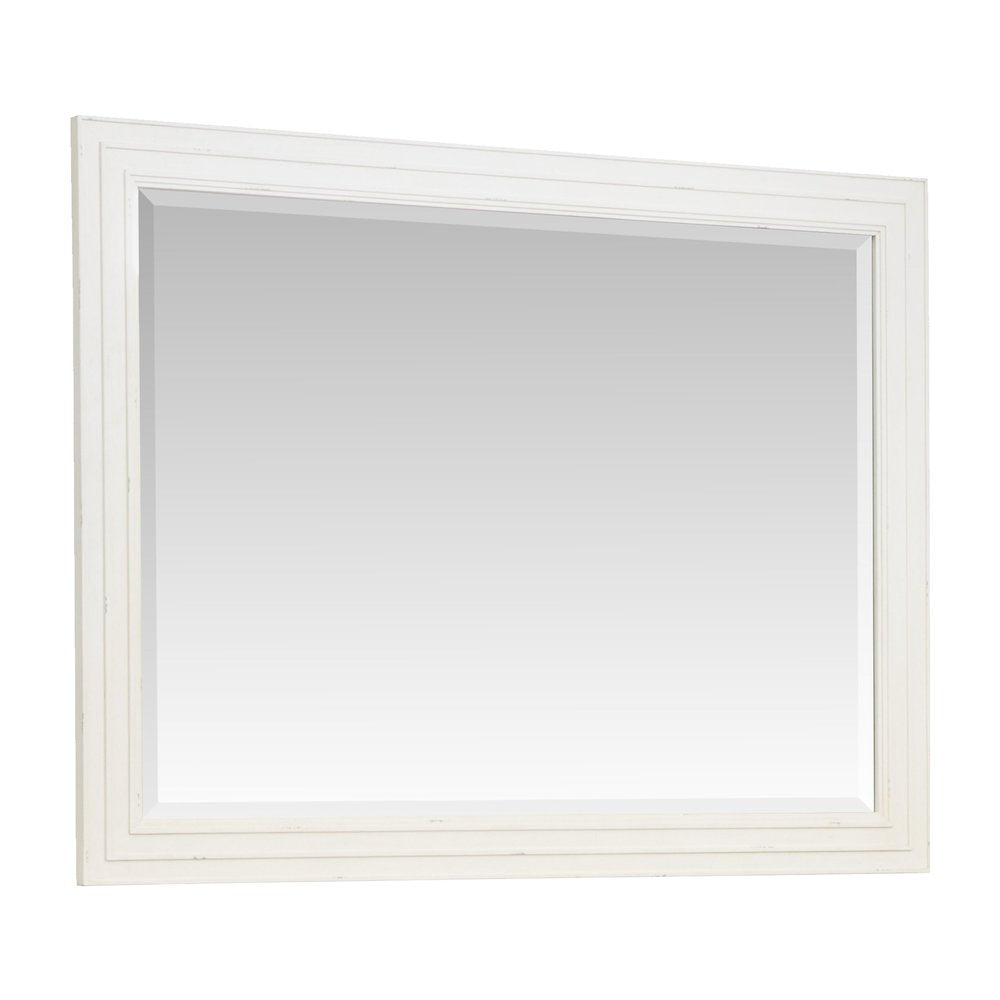 Echo Isles Sea Pearl And Driftwood Landscape Mirror