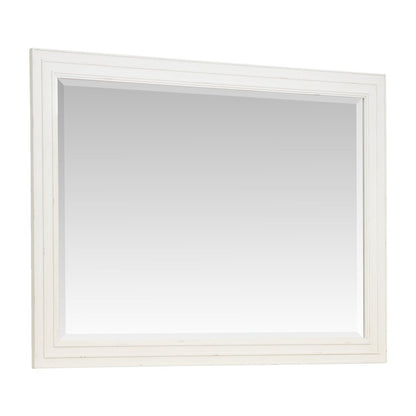 Echo Isles Sea Pearl And Driftwood Landscape Mirror