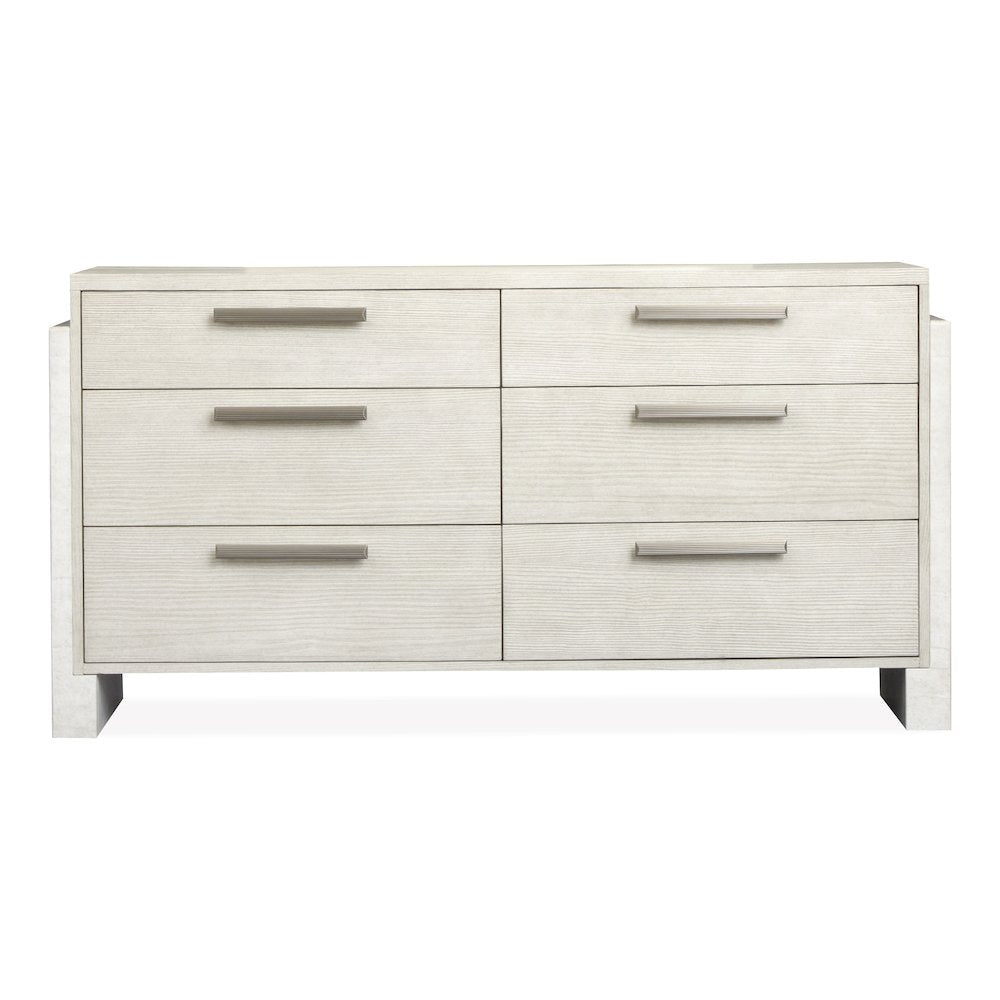 Lorelei Misty Cloud Dresser With Landscape Mirror