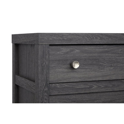 Merrifield Raisin Black Double Drawer Dresser