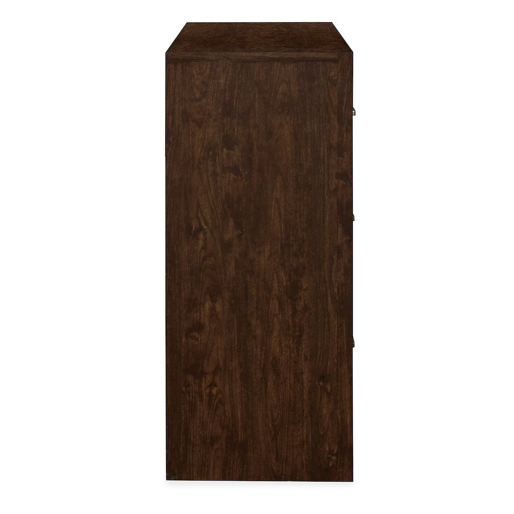 Llewellyn Columbian Walnut Dresser With Portrait Mirror