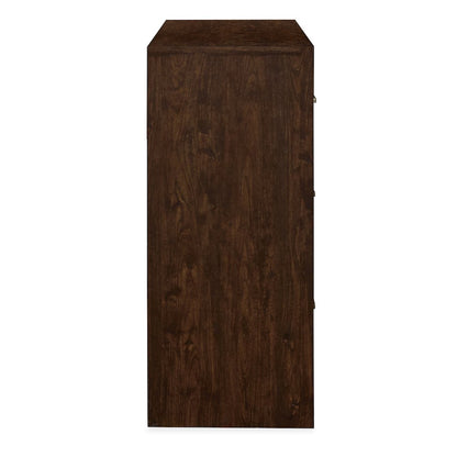 Llewellyn Columbian Walnut Dresser With Portrait Mirror