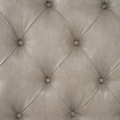 Marisol Fawn Queen Upholstered Sleigh Storage Bed