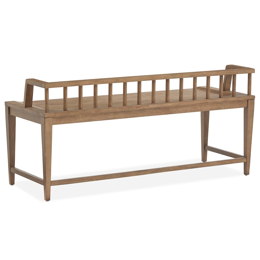 Lindon Belgian Wheat Low Back Arm Bench
