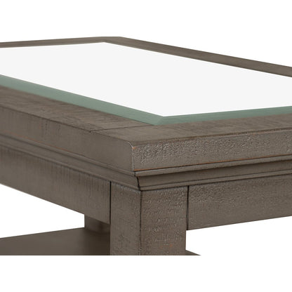 Paxton Place Dovetail Grey Chairside End Table