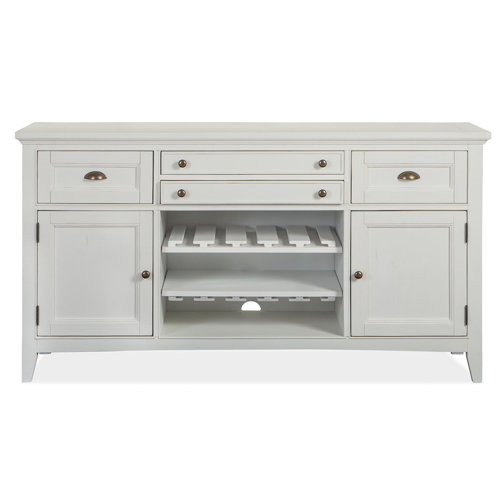 Heron Cove Chalk White And Dovetail Grey Buffet