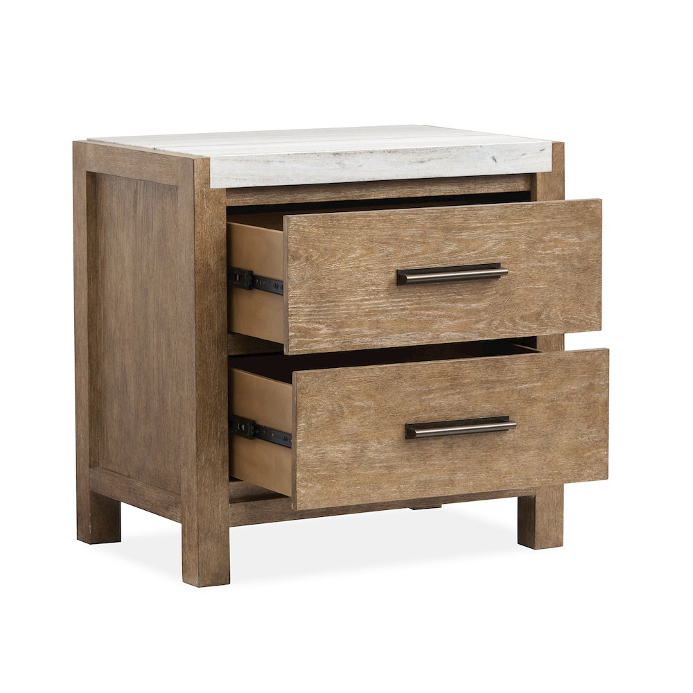 Plum Creek Sierra Brown Drawer Nightstand