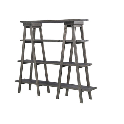 Sutton Place Weathered Charcoal Bookshelf