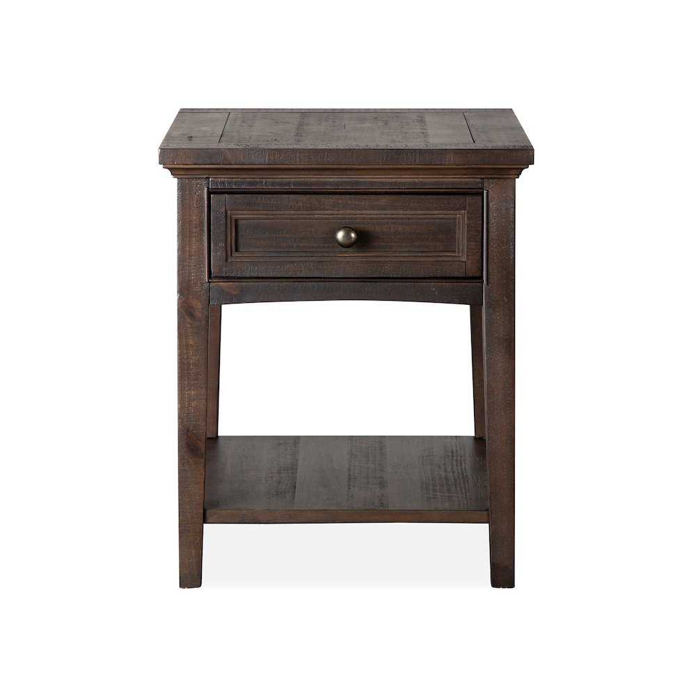 Westley Falls Graphite Rectangular End Table