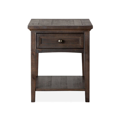 Westley Falls Graphite Rectangular End Table