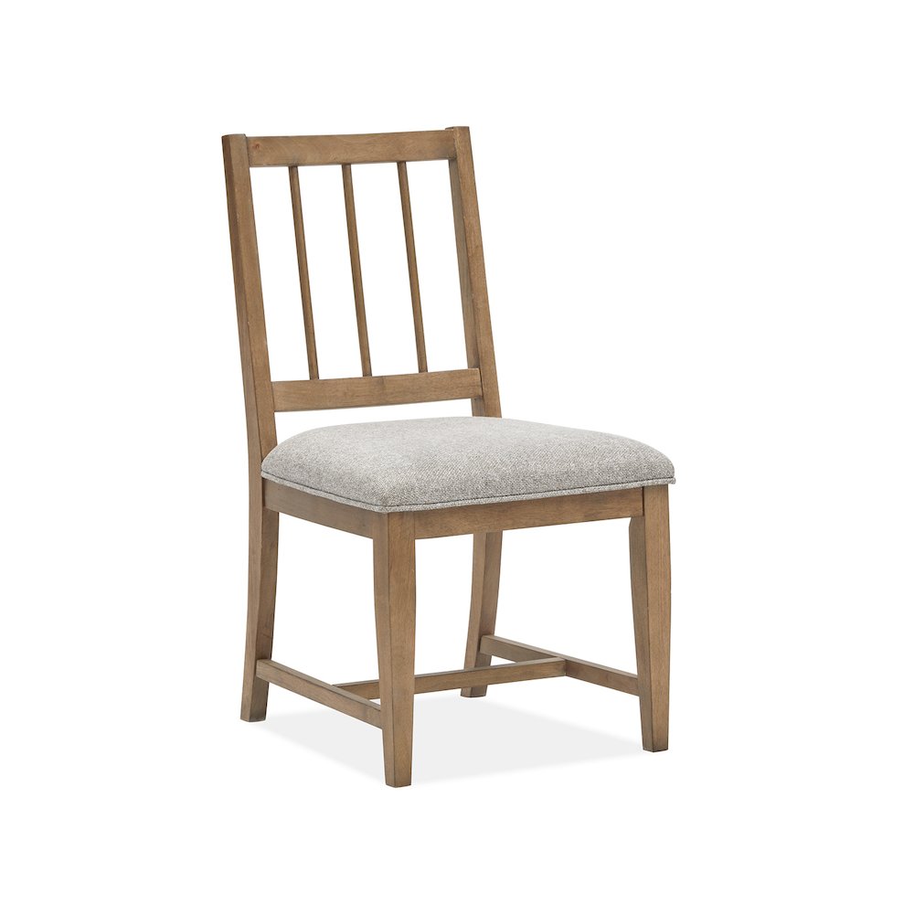 Lindon Belgian Wheat Upholstered Side Chair Two Pack