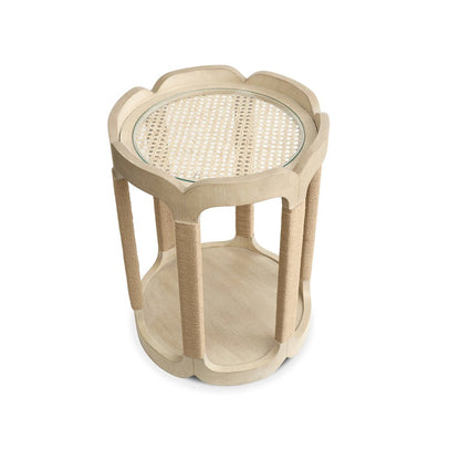Sunset Cove Sanibel Brown Drum Table