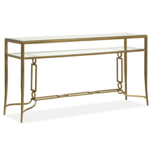 Lorena Burnished Brass Rectangular Sofa Table