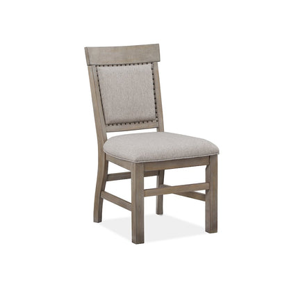 Tinley Park Dove Tail Grey Upholstered Side Chair Two Pack
