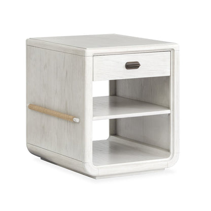Sunset Cove Moonlight Pearl Chairside End Table
