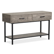 Fenwick Whitetail Brown And Smoke Glass Rectangular Sofa Table