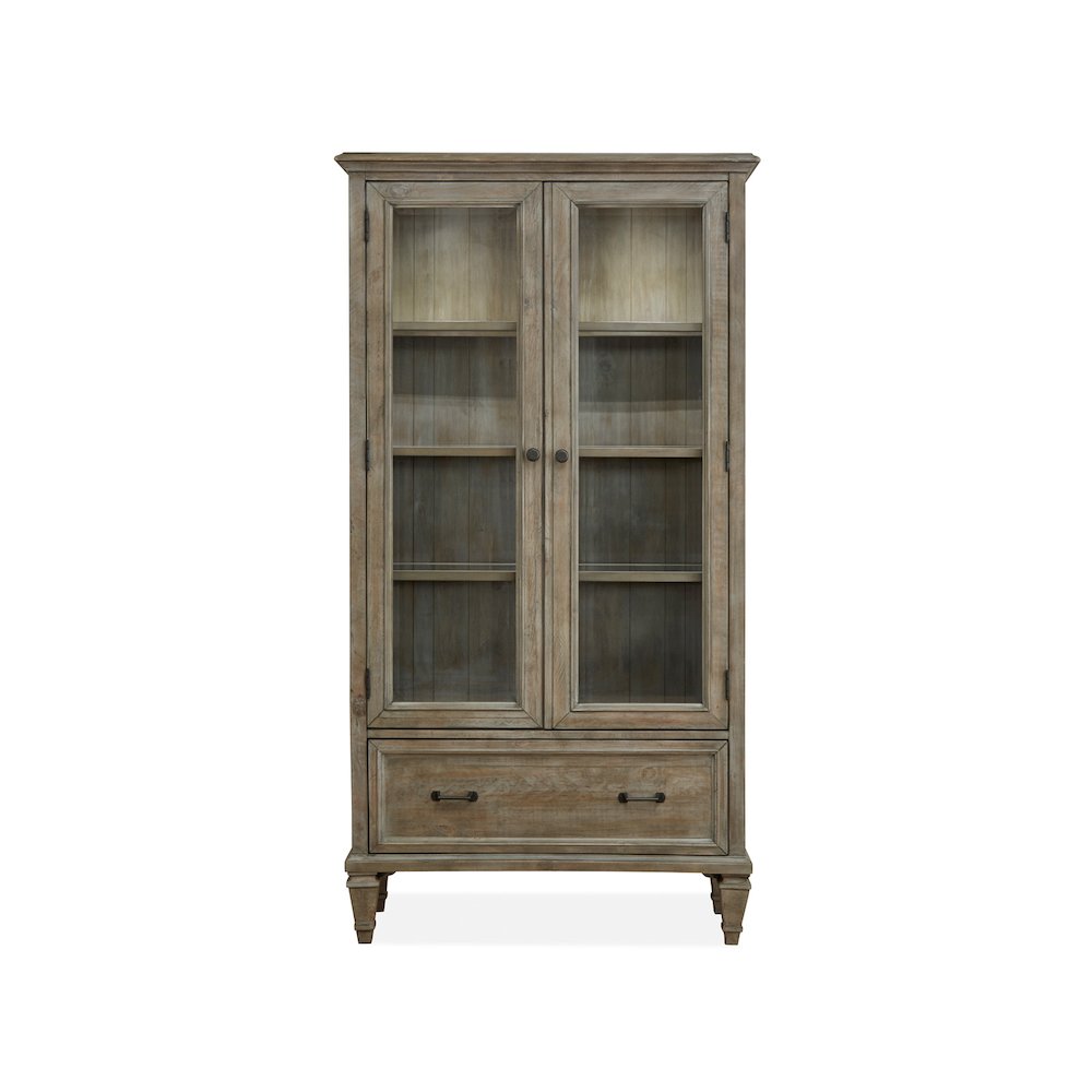 Lancaster Dovetail Grey Door Bookcase